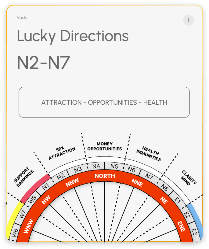 RAGVERSE Lucky Directions Vastu report